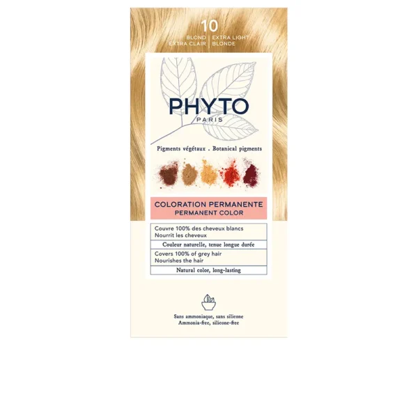 PHYTOCOLOR #10 Very Light Blonde Hair Color - 4 Units