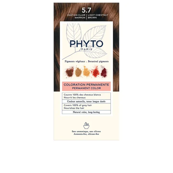 PHYTOCOLOR #5.7 Light Brown Hair Color - 4 Units
