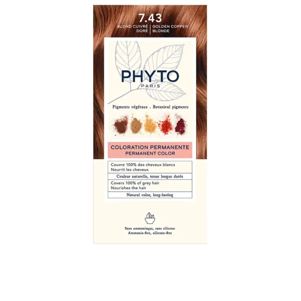 PHYTOCOLOR #7.43 Golden Copper Hair Color 4 Units
