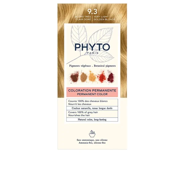 PHYTOCOLOR Very Light Blonde 9.3 Hair Colour Kit - 4 Units