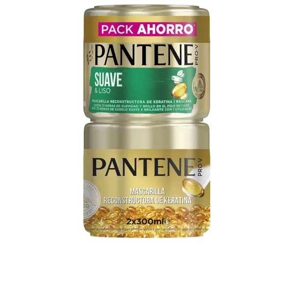 Pantene Suave Y Liso Mask Set 2 x 300ml