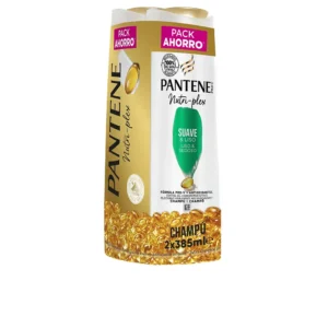 Pantene Suave Y Liso Shampoo Set 2 x 385ML