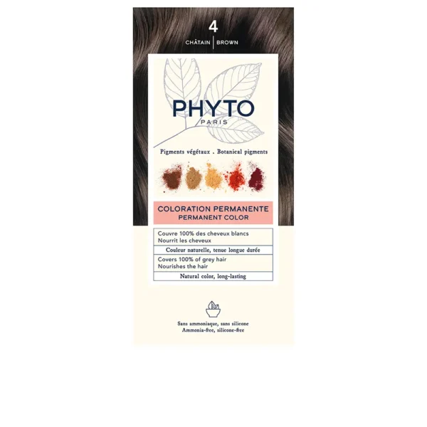 PhytoColor #4 Chestnut Hair Color (4 Units)