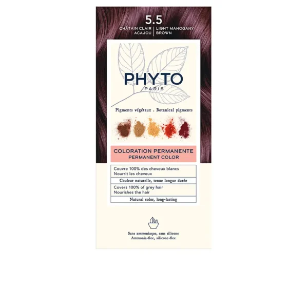 PhytoColor 5.5 Light Mahogany Brown - 4 Units