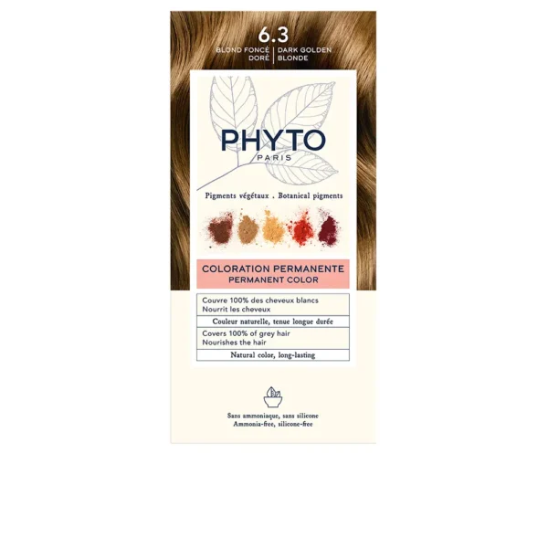PhytoColor #6.3 Dark Golden Blonde Hair Color 4 Units