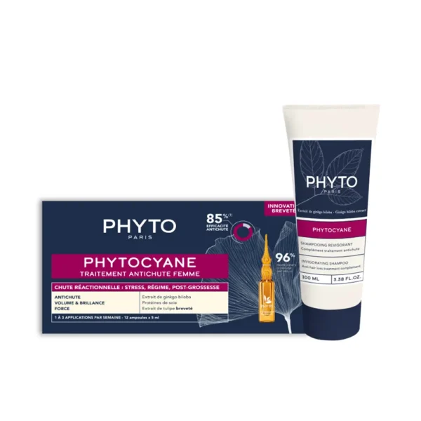 PhytoCyane Anti-Fall Treatment for Women - 2 Pack