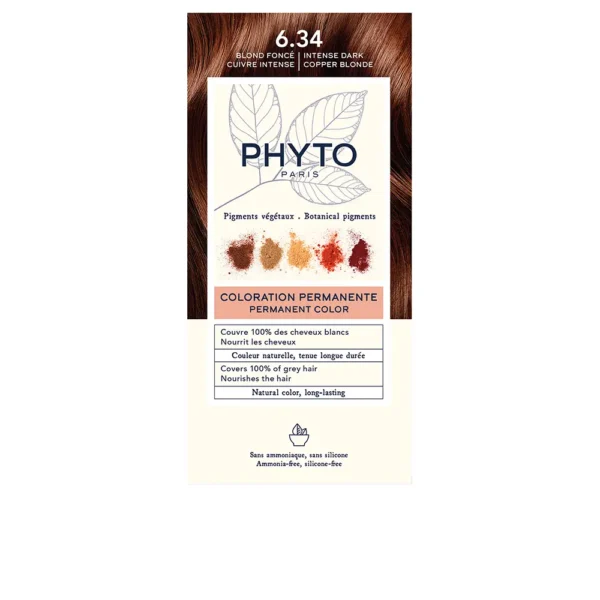 Phytocolor #6.34 Dark Copper Blonde Hair Color - 4 Units