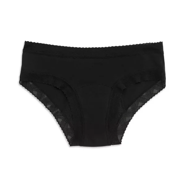 Platanomelón Kiwitas Doble Blonda Menstrual Briefs Large Black
