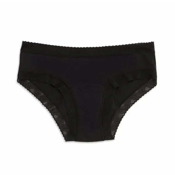 Platanomelón Kiwitas Double Blonda Menstrual Panties Black S