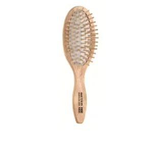 Pneumatic Brush with Wooden Bristles and Handle