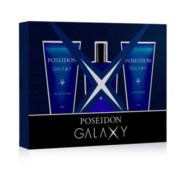 Poseidon Galaxy Set: 3-Piece Perfume and Grooming Kit
