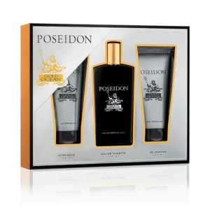 Poseidon Gold Ocean For Men Gift Set 3 Pieces