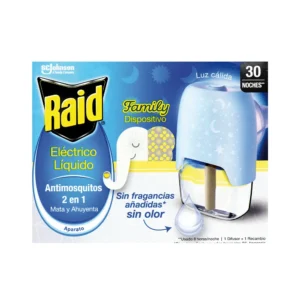 RAID Anti-Mosquito Device + Refill For 30 Nights