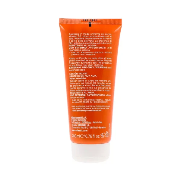 RILASTIL Sun System SPF50+ Velluto Milk 200ML - Image 3