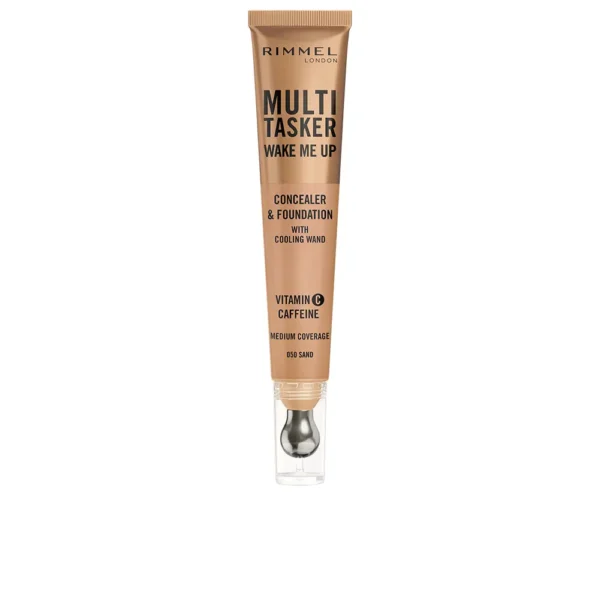 RIMMEL MULTITASKER Wake Me Up Concealer & Foundation 20ml Sand