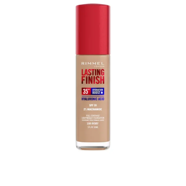 Rimmel Lasting Finish Hydration Boost SPF20 30ml #100 Ivory