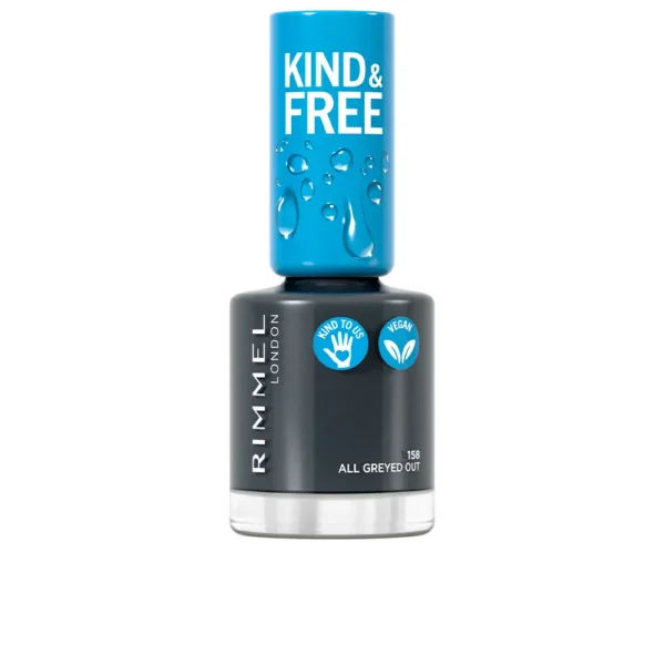 Rimmel London Kind & Free Nail Polish #158 Greyed Out 8ml