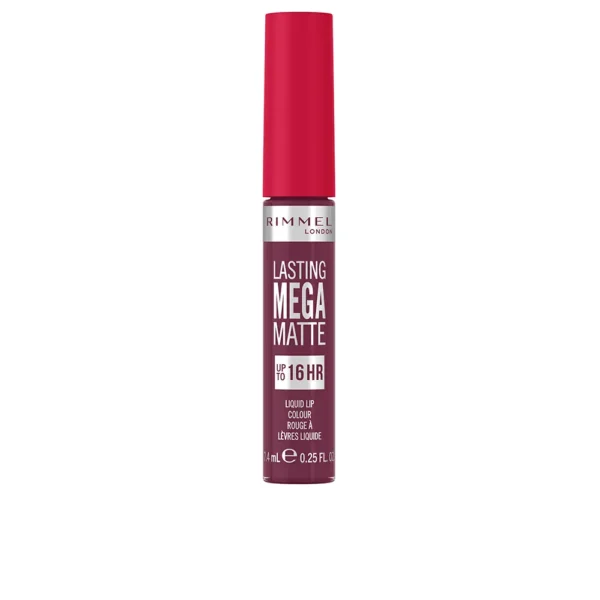 Rimmel London Lasting Mega Matte Liquid Lip Color 940 Rock Me Purple 7.4ML