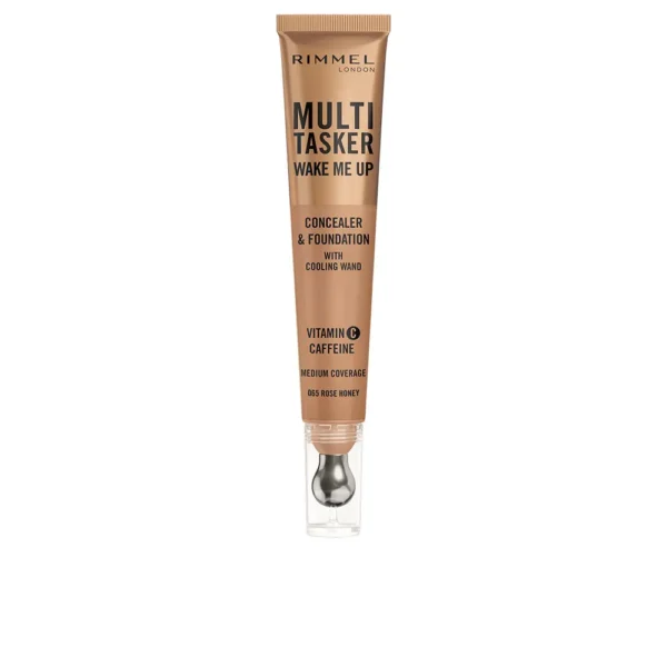 Rimmel London Multitasker Wake Me Up Concealer & Foundation 20ML - Rose Honey