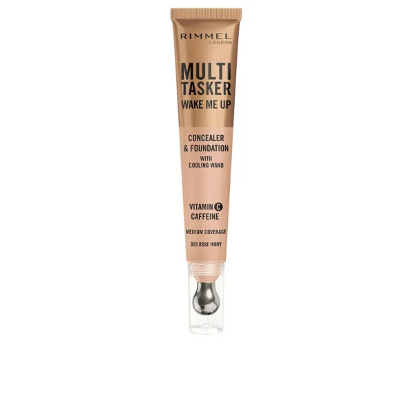 Rimmel Multitasker Wake Me Up Concealer & Foundation 20ML - Rose Ivory