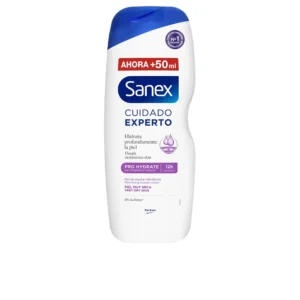 Sanex Pro Hydrate Shower Gel 600ml for Very Dry Skin