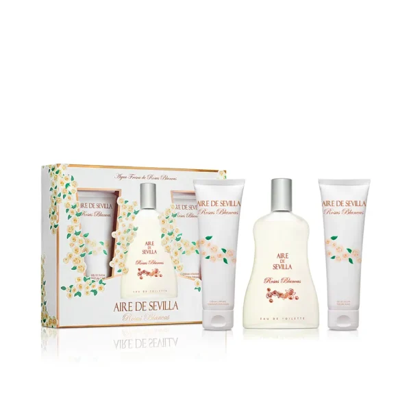Seville Air White Roses Perfume Set - 3 Pieces