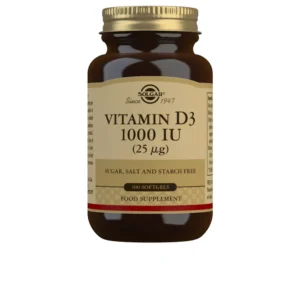 Solgar Vitamin D3 1000 IU Soft Capsules 100 Units