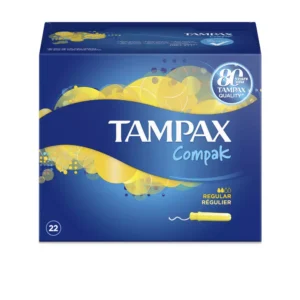 TAMPAX Compak Regular Tampons 22 Count