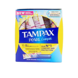TAMPAX Pearl Compak Regular Tampons 16 Count