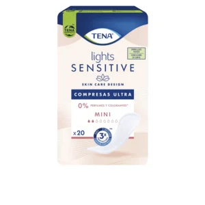 TENA LIGHTS Ultra Sensitive Mini Compresses 20 Units