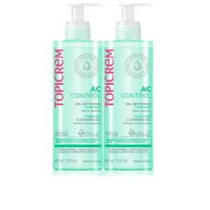 TOPICREM AC Purifying Cleansing Gel Pack 2 x 400ML Beautic AC Purifying Cleansing Gel 2 x 400ML