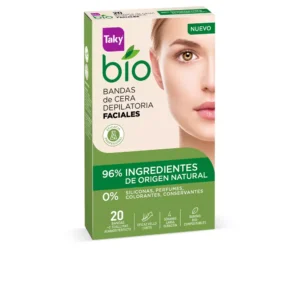 Takay 0% Depilatory Facial Wax Strips - 20 Units