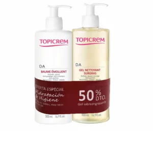 Topicrem Emollient Balm & Cleansing Gel 500ML Pack of 2
