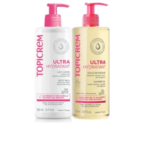 Topicrem Ultra Moisturizing Milk & Shower Oil Pack 2 Pieces