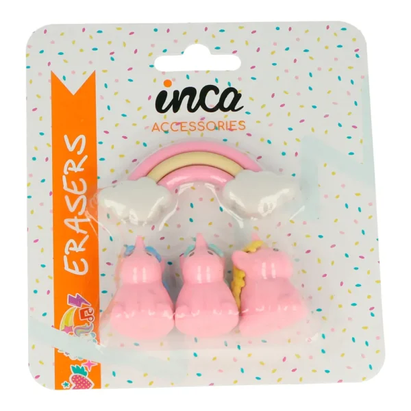 Unicorn Erasers Set of 4 for Kids - Image 2