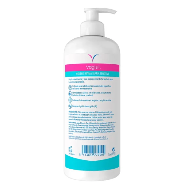 VAGISIL Gel Íntimo Sensitive 500ML - Image 2