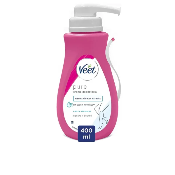 Veet Pure Shower Hair Removal Cream 400ML for Sensitive Skin
