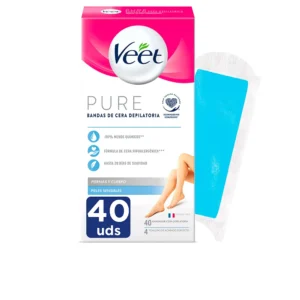 Veet Pure Wax Bands for Sensitive Skin - 40 Units