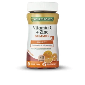 Vitamin C + Zinc Gummies 60 Count - Vegan & Sugar Free