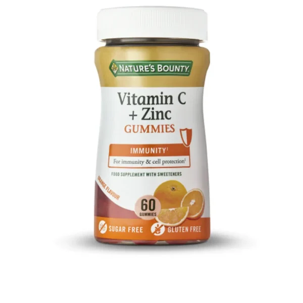 Vitamin C + Zinc Gummies 60 Count - Vegan & Sugar Free