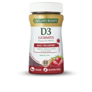 Vitamin D3 1000 IU Gummies - 60 Strawberry Gummies