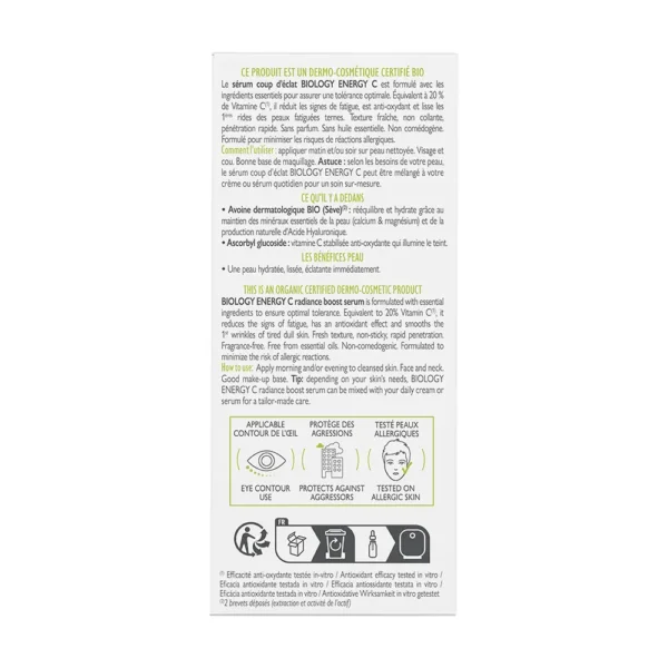 A-DERMA Biology Energy C Illuminating Serum 30ML - Image 3