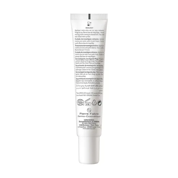 A-DERMA Biology Soothing Dermatological Care 40ML - Image 2