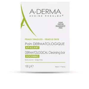A-DERMA DERMOPAN Soothing Unscented Soap Bar 100g