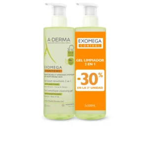 A-DERMA Exomega Control 2-in-1 Emollient Gel Pack 1000ML