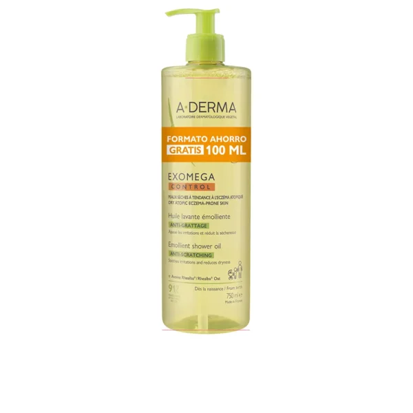 A-DERMA Exomega Control Emollient Shower Oil 750ml