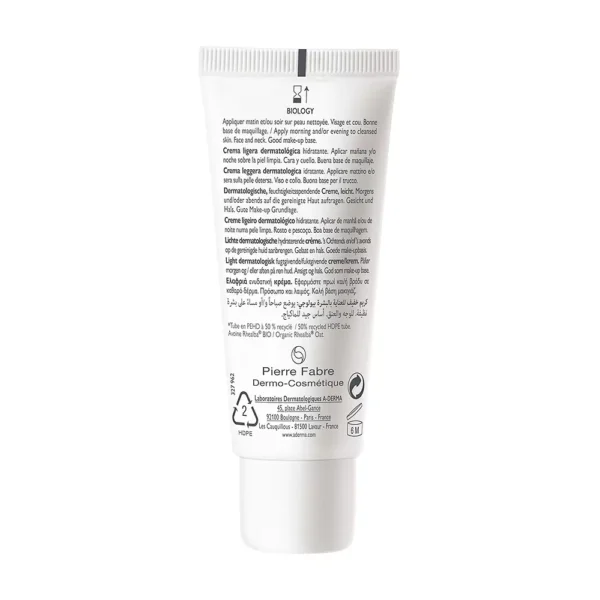 A-DERMA Lightweight Moisturizing Cream 40ML - Image 2