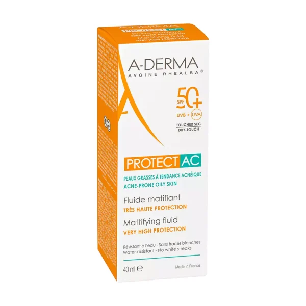 A-DERMA Protect AC Cream Matifying SPF 50+ 40ML - Image 3