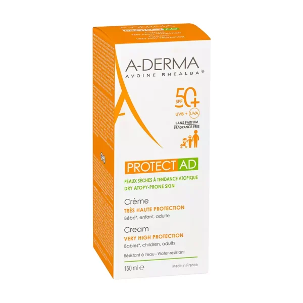 A-DERMA Protect Ad SPF50+ Sunscreen Cream 150ml - Image 3
