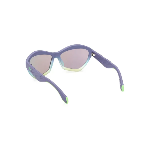 ADIDAS OR0095 Sunglasses 130MM Rectangular Lilac - Image 3